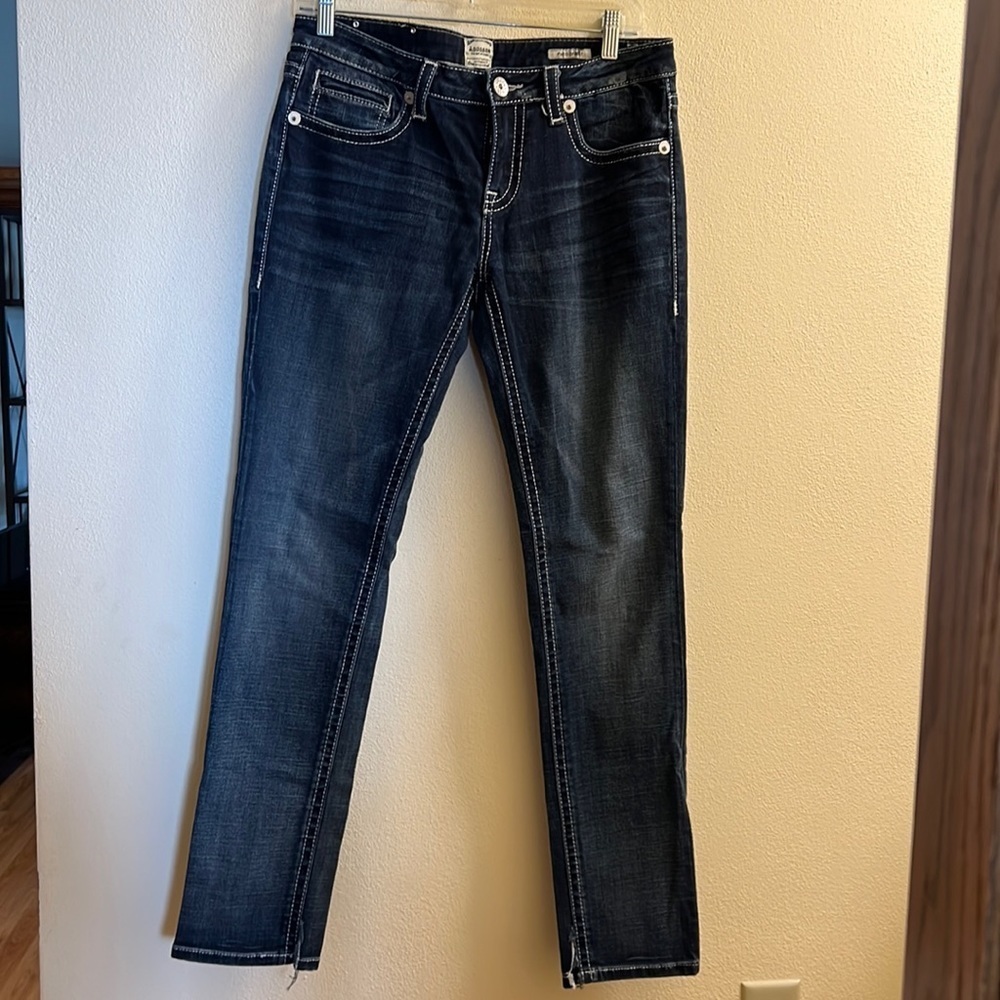 Anoname Paris Skinny Low Rise Straight Leg Jeans size 30